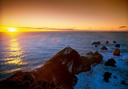 The lighthouse at Nugget Point (Photo: Dirk Bleyer)