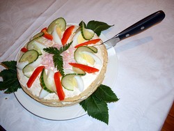 Skonsuterta - herzhafte Skonsutorte  (Foto: Gudrun Kloes)