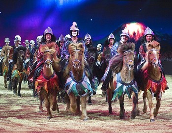 Quadrille auf der Equitana (Foto: Islandpferdefreunde Wäller Wind e.V.)