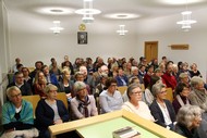 Lesung: 'Das Haus der verlorenen Seelen' von Britta Bolt; Publikum im Amtsgericht; Foto: Jens Gesper