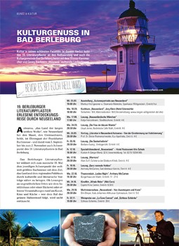 19. Berleburger Literaturpflaster: Erlesene Entdeckungsreise durch Neuseeland (TOP MAGAZIN Siegen-Wittgenstein - Sommer 2012)