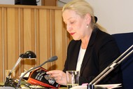 Lesung: 'Das Haus der verlorenen Seelen' von Britta Bolt; Britta Böhler liest aus dem Roman, den sie zusammen mit Rodney Bolt schrieb; Foto: Jens Gesper