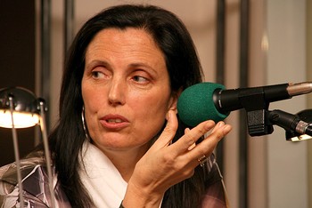 Zwischen zwei wichtigen Terminen bei der Frankfurter Buchmesse schaute die argentinische Autorin Claudia Piñeiro in Bad Berleburg vorbei. (SZ-Foto: Björn Weyand)