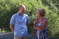 Pressekonferenz am 24.08.2016: Siegener Zeitung im Gespräch mit Ursula Belz; Foto: Rikarde Riedesel