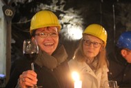 Weinprobe 'Frankreich' von La Cave Wein-Fachhandel Conrad: Die Stimmung ist gut, der Wein mundet, Foto: Rikarde Riedesel