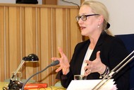 Lesung: 'Das Haus der verlorenen Seelen' von Britta Bolt; Britta Böhler liest; Foto: Jens Gesper
