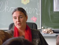 Schullesung: ‚Emil und der Pelikanmann‘ von Leena Krohn; Anke Michler Jahunen (übersetzung) zur Lesung ,Emil und der Pelikanmann'; Foto: Rikade Riedesel