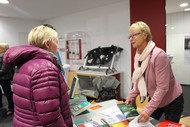 Lesung: 'Sterns Weg' von Thomas Heerman van Voss; Büchertisch der Buchhandlung MankelMuth; Foto: Jens Gesper